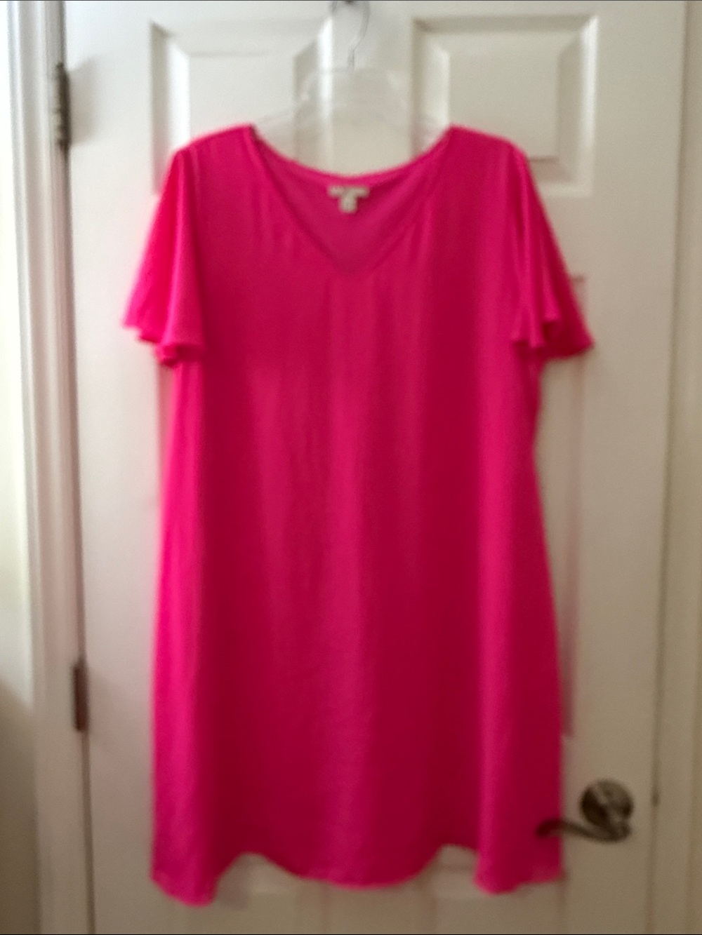 Hot pink swing dress sz XL